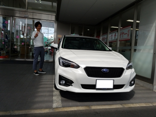 インプレッサ Sport 2 0i L Eyesight ご納車させていただきました 生駒店スタッフ通信 奈良スバル自動車株式会社