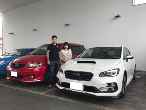 レヴォーグ Sti Sport のご納車おめでとうございます 香芝店スタッフ通信 奈良スバル自動車株式会社