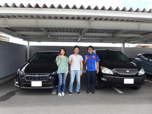 Subaru Xv Gt7 のご納車おめでとうございます 香芝店スタッフ通信 奈良スバル自動車株式会社